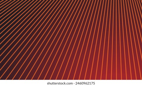 Red gradient background with stripes line for backdrop or presentation