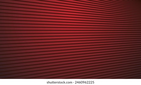 Red gradient background with stripes line for backdrop or presentation