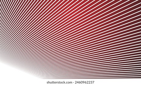 Red gradient background with stripes line for backdrop or presentation