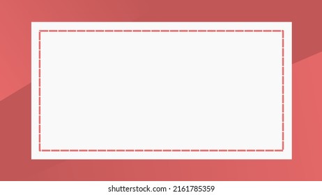 red gradient background template with empty space in the middle