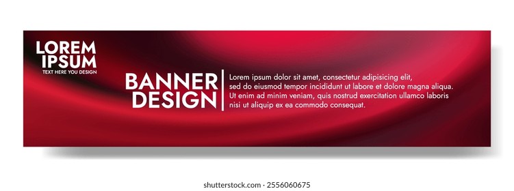 Red Gradient Background Template Modern Website Advertising