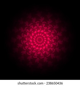 Red gradient background in vector