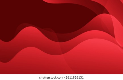 Red gradient background wallpaper vector image for backdrop or presentation