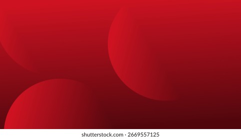 Gradiente rojo con diseño geométrico de círculo audaz, creando un fondo abstracto moderno y dinámico.  
