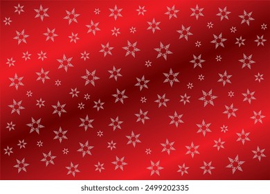 Navidades rojas del gradiente Textura inconsútil del fondo del copo de nieve, festival de Halloween, celebración, regalo, papel de la caja presente, telón de fondo
