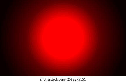 red gradient circles shapes sphere is stacked in the middle on gradient abstract background