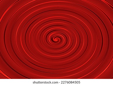 Red Gradient Circular Swirl Design Art. Swirl. Seamless Pattern. Geometry. Vector Illustration Graphic Design.