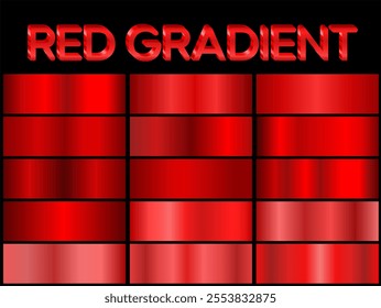 Red gradient collection for your design. Vector set of red gradients. vector red.