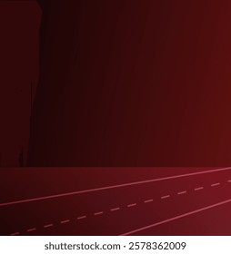 Red gradient color abstract lines background. Wallpaper design