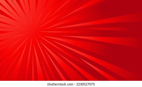 Red gradient color comic background design suitable for comics, poster designs, invitations, greeting cards and more