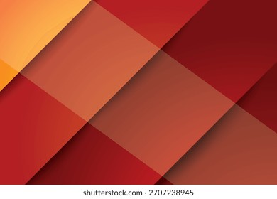 Color rojo del gradiente del fondo cuadrado anaranjado y amarillo de la capa con el espacio para el diseño del texto

