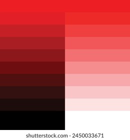 Red Gradient Color Palette background