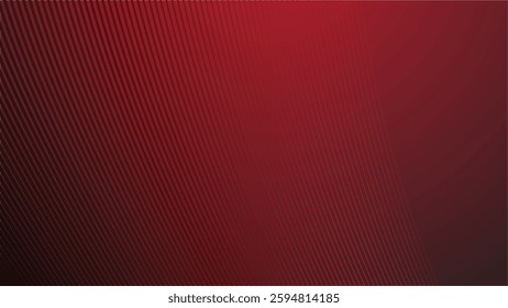 Red gradient with curve line abstract background for backdrop