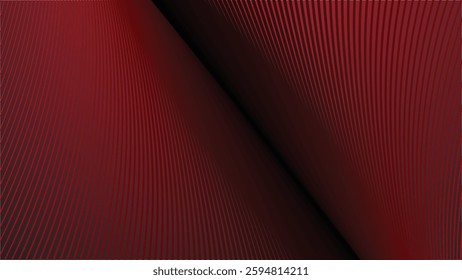 Red gradient with curve line abstract background for backdrop