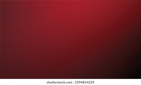 Red gradient with curve line abstract background for backdrop
