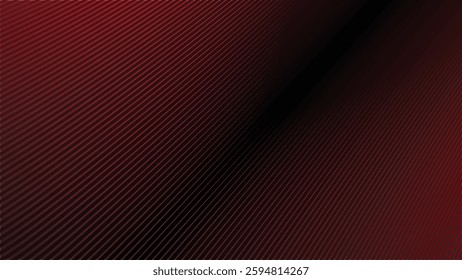 Red gradient with curve line abstract background for backdrop