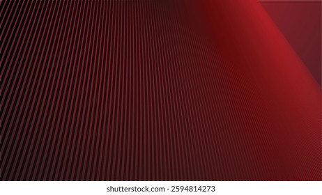 Red gradient with curve line abstract background for backdrop