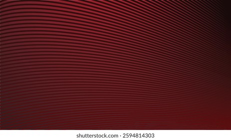 Red gradient with curve line abstract background for backdrop