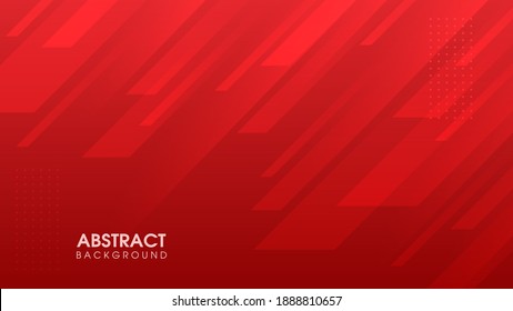 Red gradient geometric abstract background in diagonal angles Simple and modern