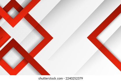 Red gradient geometric shape background