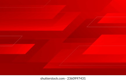 Red gradient geometric shape background. Eps10 vector