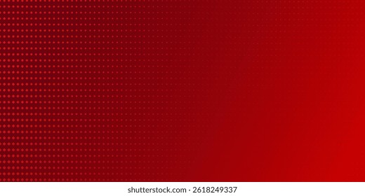 Red gradient with halftone abstract background for backdrop or presentation. modern trendy design