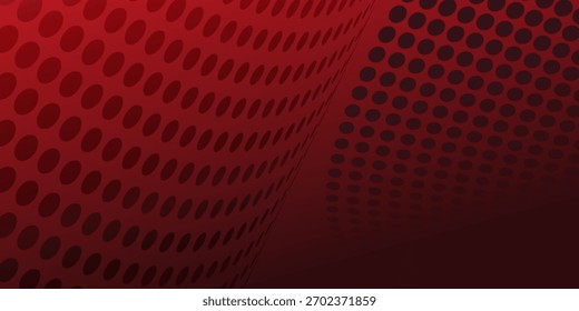 Gradiente rojo con fondo abstracto de medio tono para el telón de fondo o la presentación. Ilustración vectorial