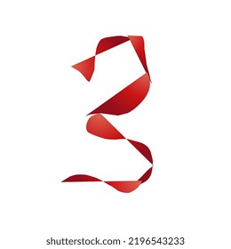 Gradiente rojo número 3 (3)