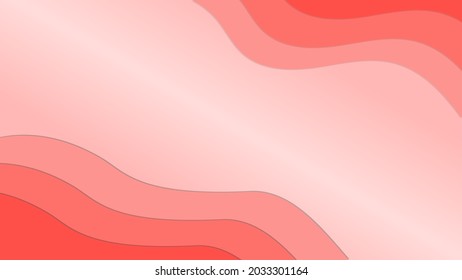 Red gradient papercut background pastel red colors with shiny effect. can use for poster, banner, flyer, pamphlet, leaflet, brochure, catalog, web, site, website, presentation backgrounds