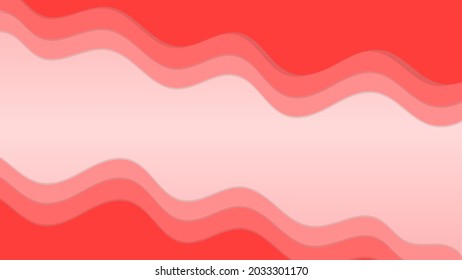 Red gradient papercut background pastel red colors with shiny effect. can use for poster, banner, flyer, pamphlet, leaflet, brochure, catalog, web, site, website, presentation backgrounds