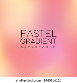 Red gradient pastel abstract vector background. Soft tone.