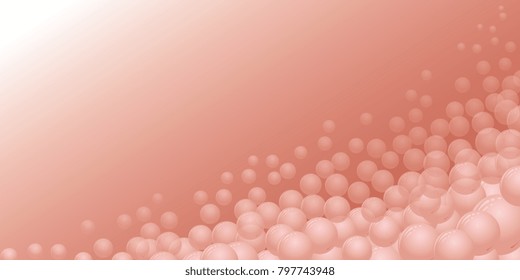 red gradient with pink bubbles