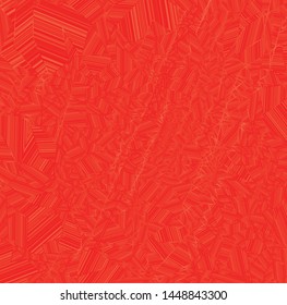 Red Gradient psychedelic mosaic background with polygonal shapes. Scalable vector graphics for covers, banners, social media, screensavers, Wallpapers