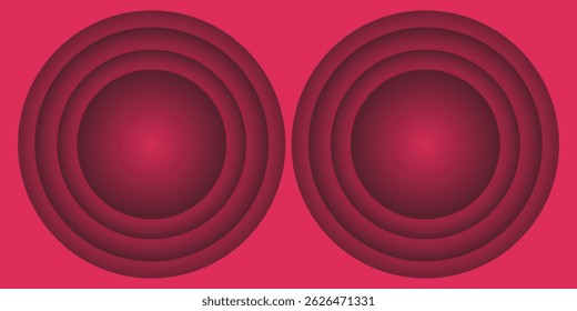 red gradient  round circle abstract backgound