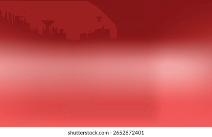 red gradient shape cutout on transparent background, red vibrant color mesh gradient overlay effect realistic cutout, gradient effect