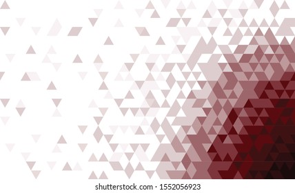 Red gradient triangular patterned background