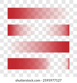 Red gradients element collection for graphic design