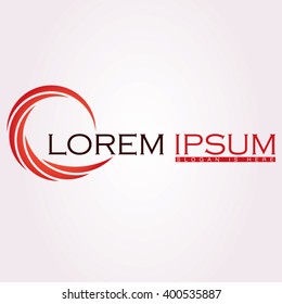 Red gradients logo vector