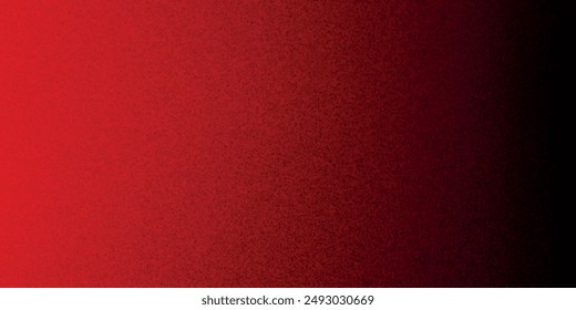 Red grain gradient background, dark noise texture, banner header, cover poster background design eps 10