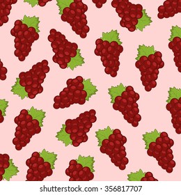 Red Grape Background