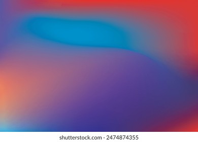 Red, grape and cyan color combination gradient background design.