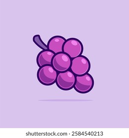 red grapes illustration icon image