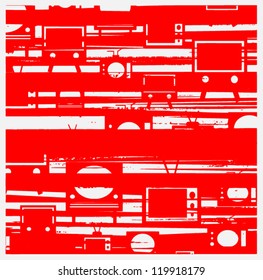 red graphic design background stripes