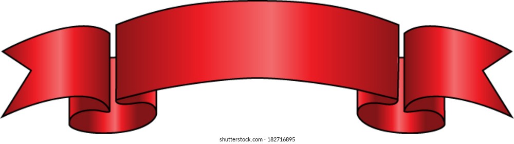 Red Graphic Ribbon