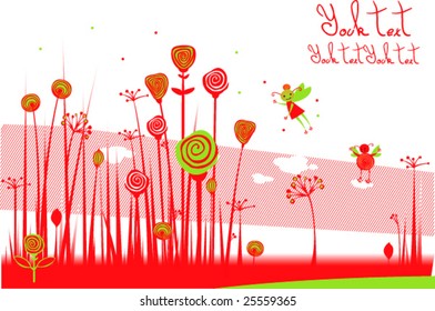 The red grass