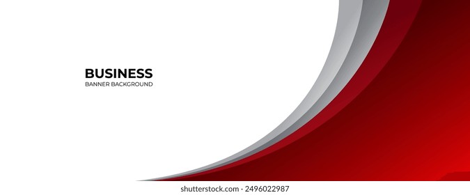 red gray abstract wave background for corporate banner, business presentation, poster, journal cover.