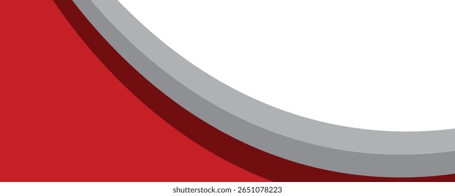 red gray abstract wave background for corporate banner, business presentation, poster, journal cover.