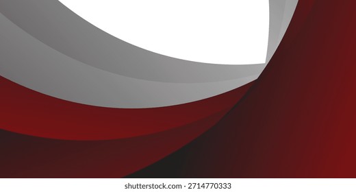 Fondo abstracto gris rojo de la onda para el Anuncio corporativo, presentación del negocio, cartel, ilustración del vector de la cubierta de la revista