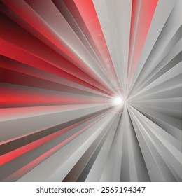 Red Gray Burst Background Vector