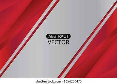 Red and gray color geometric texture abstract background with copy space for text or message web and book design